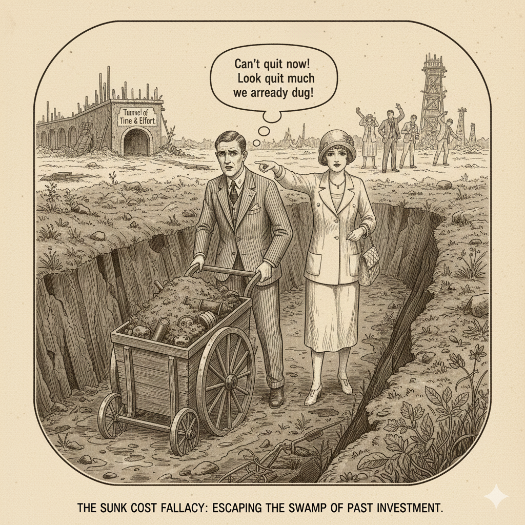 이미 낸 돈이 아까워서 계속하는 실수, '매몰 비용'의 늪에서 탈출하기 1