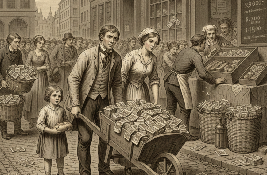 독일의 초인플레이션: 빵 한 덩이를 사기 위해 수레로 돈을 실어 나른 사연 3