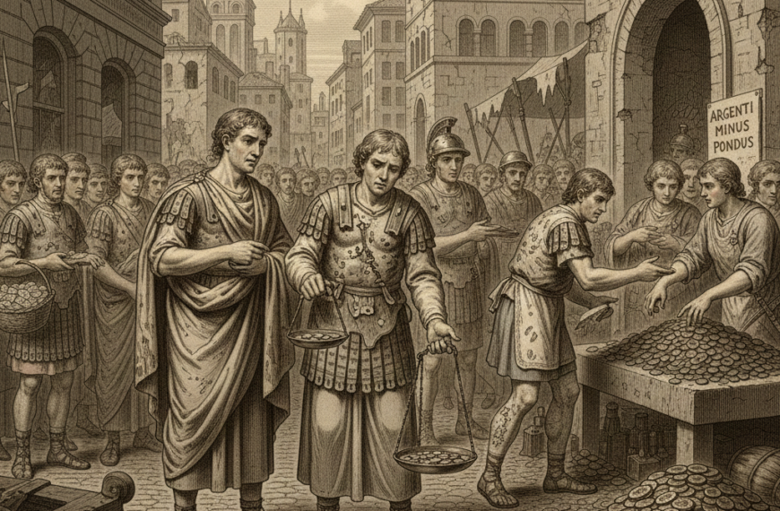 만수무강의 대가? 로마 제국의 멸망 뒤에 숨겨진 화폐 가치 하락 6