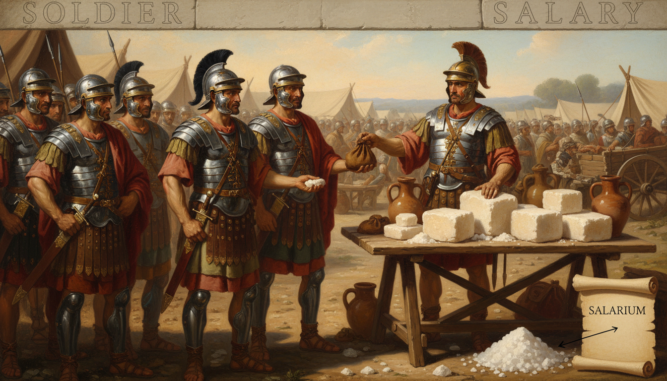 소금으로 월급을 받았다고? '솔저'와 '샐러리'의 경제적 유래 1