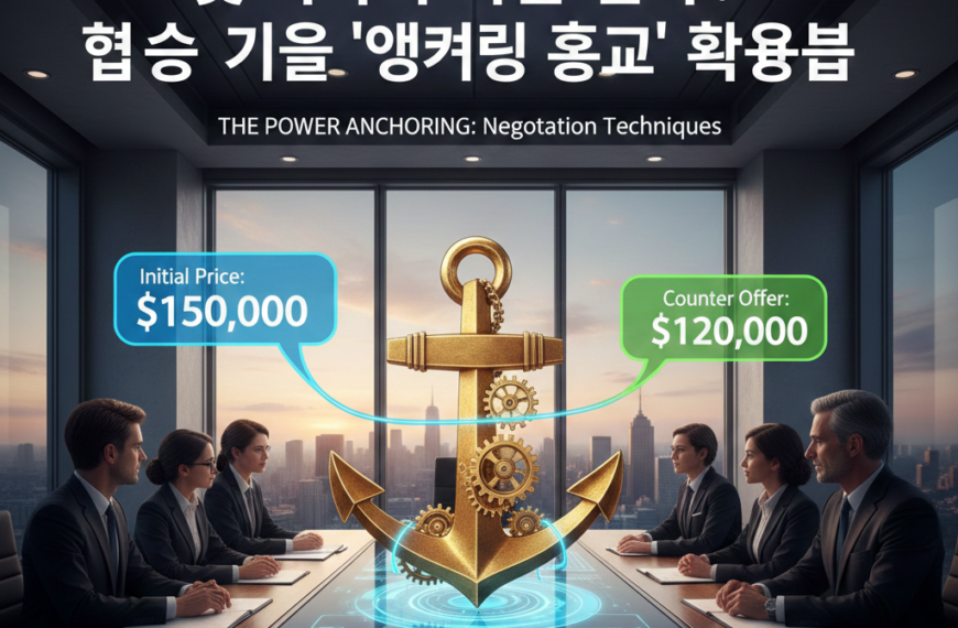 첫 가격이 기준이 된다? 협상의 기술 '앵커링 효과' 활용법 7