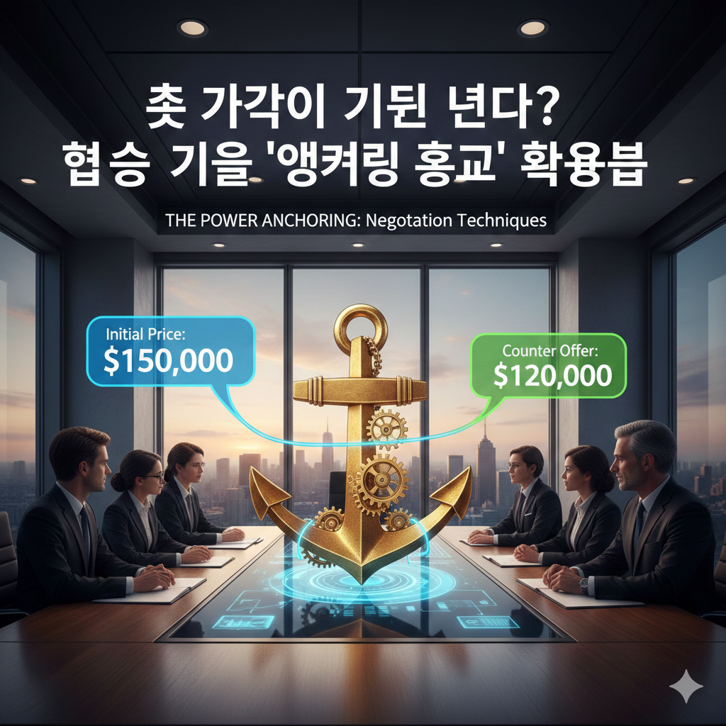첫 가격이 기준이 된다? 협상의 기술 '앵커링 효과' 활용법 1