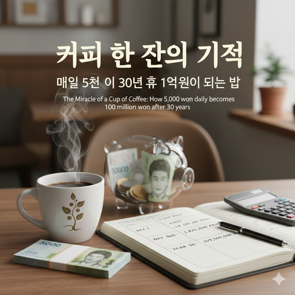 커피 한 잔의 기적: 매일 5천 원이 30년 후 1억 원이 되는 법 1