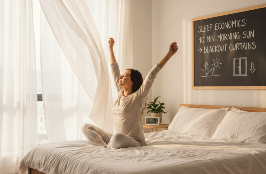 암막 커튼보다 중요한 '아침 햇빛 10분'의 수면 경제학 7