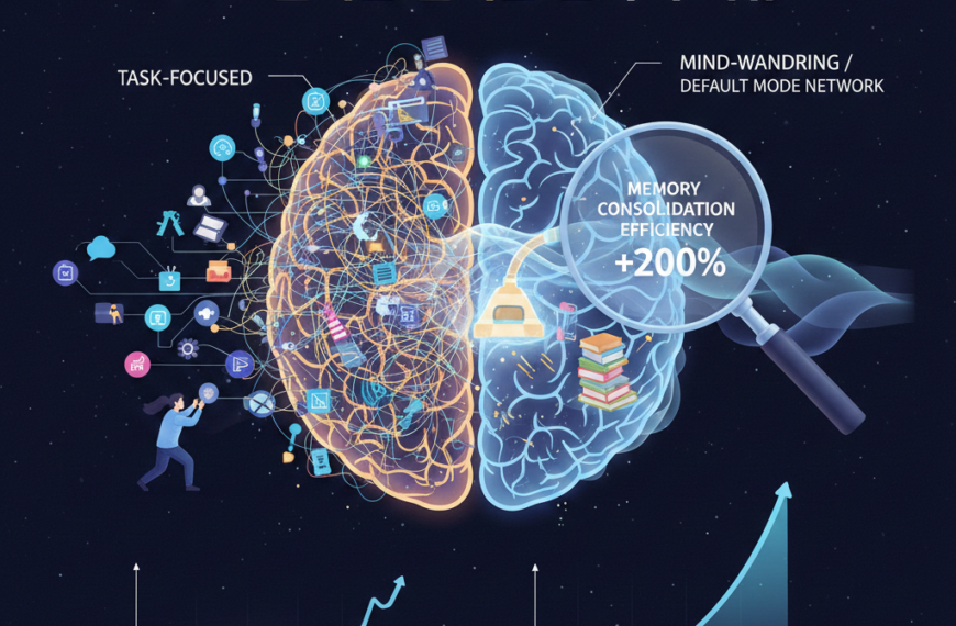 멍 때리기가 뇌의 기억 정리 효율을 200% 올리는 과학적 이유 4