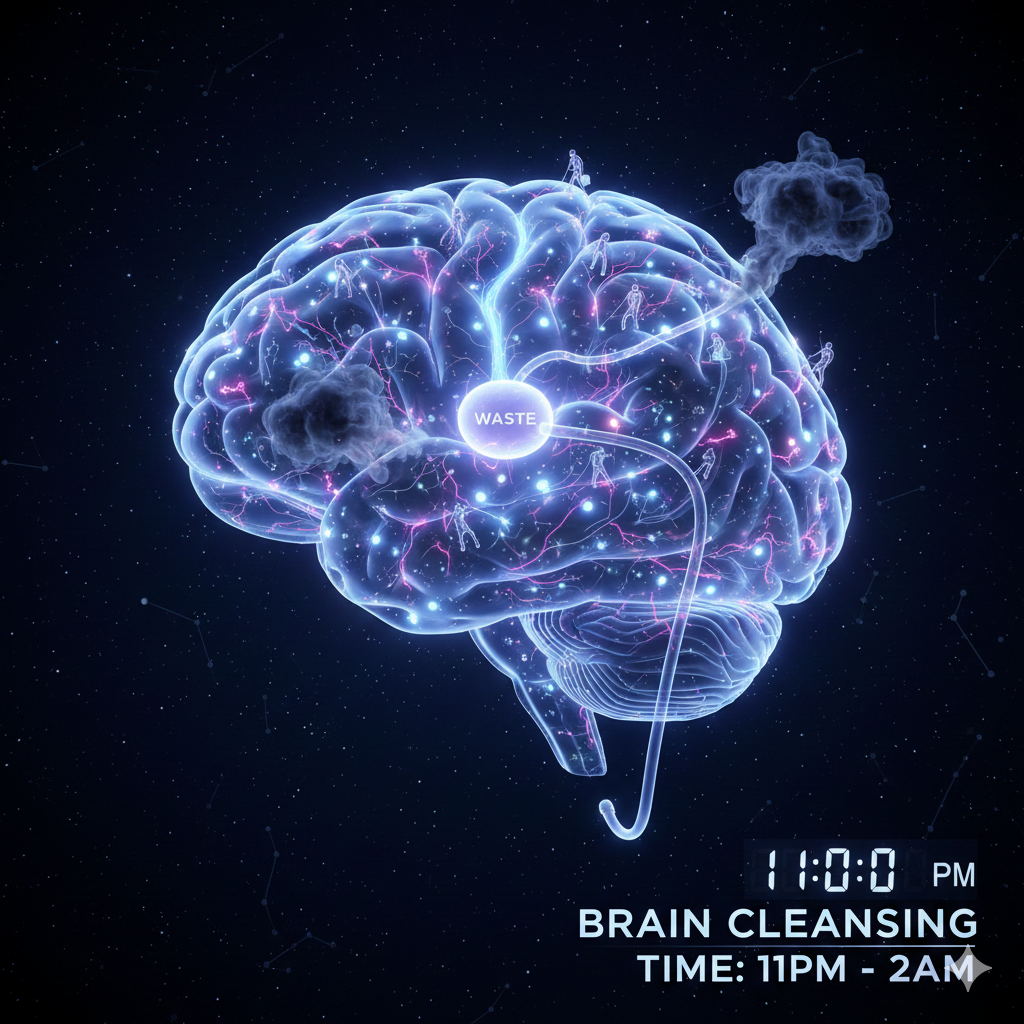 뇌를 청소하는 시간, 밤 11시부터 새벽 2시 사이에 일어나는 일들 2