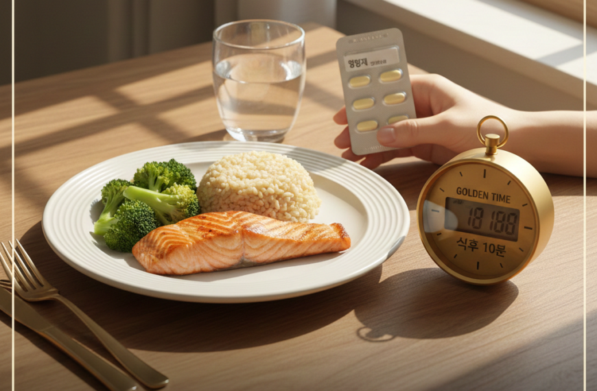 영양제 무용론? 흡수율을 2배 높이는 식후 '골든타임' 활용법 6