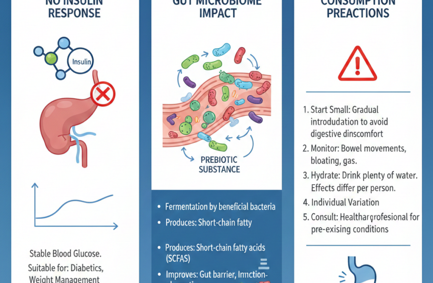 인슐린 반응은 없지만 장내 미생물에 미칠 수 있는 영향과 섭취 주의 사항. 3