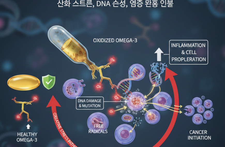 오메가3 지방산이 산패되면 오히려 암을 유발할 수 있는 이유 3
