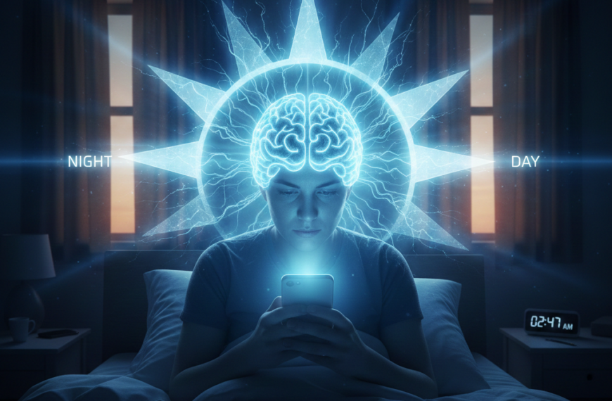 잠들기 전 스마트폰이 뇌를 ‘낮’으로 착각하게 만드는 치명적인 과정 4