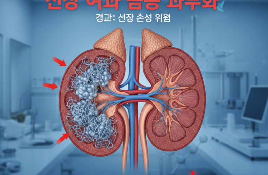 과도한 단백질 대사 과정에서 신장 여과 기능에 과부하가 걸리는 원리 경고. 4