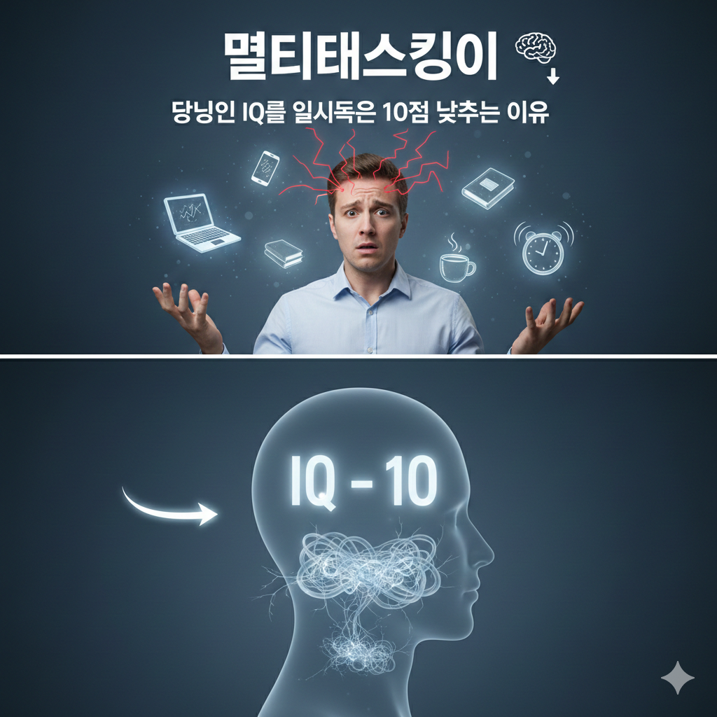 멀티태스킹이 당신의 IQ를 일시적으로 10점 낮추는 이유 1