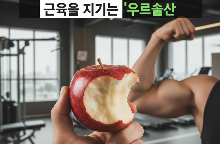 사과를 껍질째 먹어야 하는 진짜 이유: 근육을 지키는 '우르솔산' 5