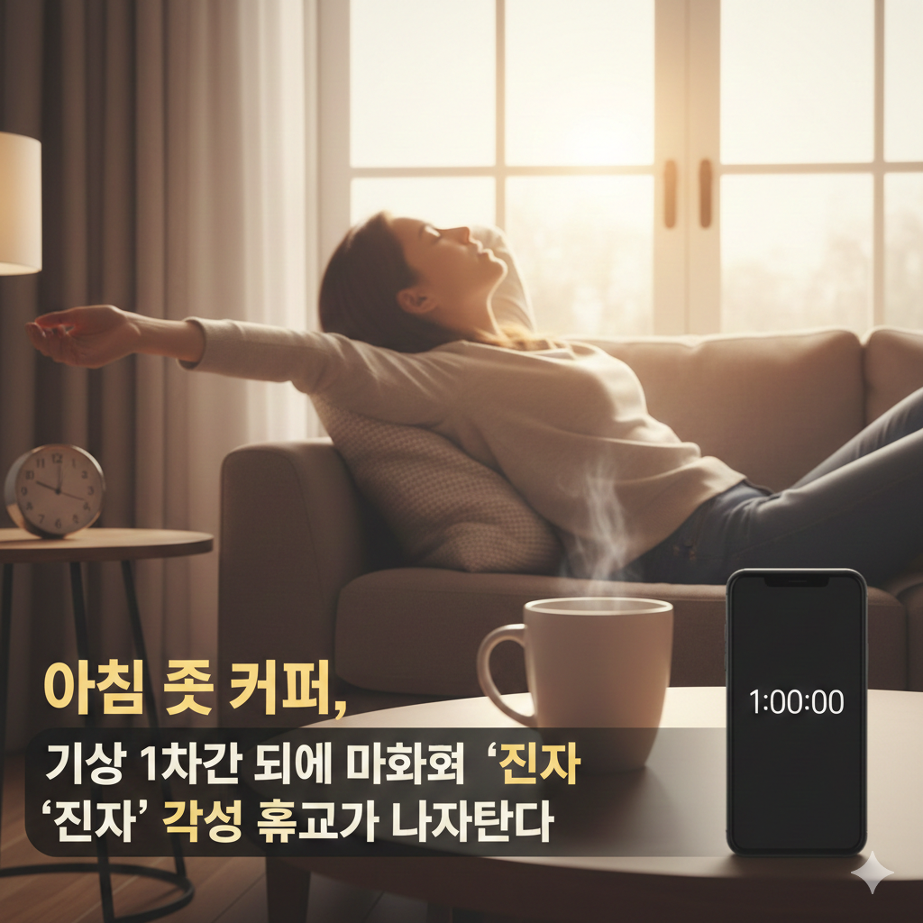 아침 첫 커피, 기상 1시간 뒤에 마셔야 ‘진짜’ 각성 효과가 나타난다 1